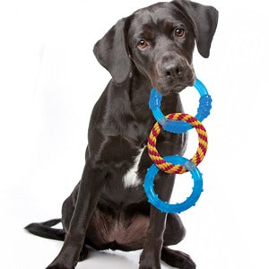 ペットステージ Petstages オルカ・トリプル・リンクス 犬 噛む おもちゃ ロープ デンタルトイ チュートイ