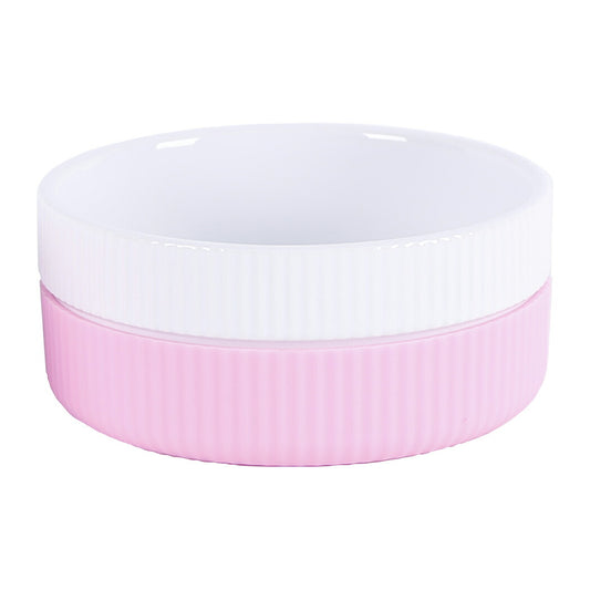 PLATZ Colore(コローレ) S ジューシーピーチ フードボウル 犬 猫 食器 餌皿 陶器 すべり止め