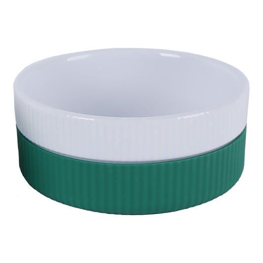 PLATZ Colore(コローレ) S イタリアンバジル フードボウル 犬 猫 食器 餌皿 陶器 すべり止め