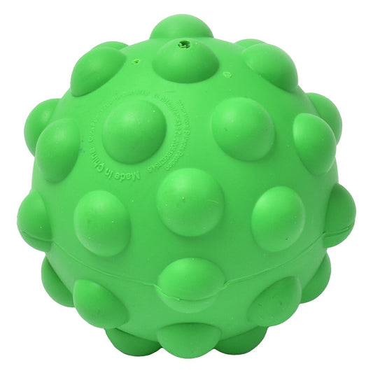 PLATZ アトミックボール ミニ ライム 犬 おもちゃ ボール トゲトゲ 音が鳴る 丈夫 ラバー 超小型犬