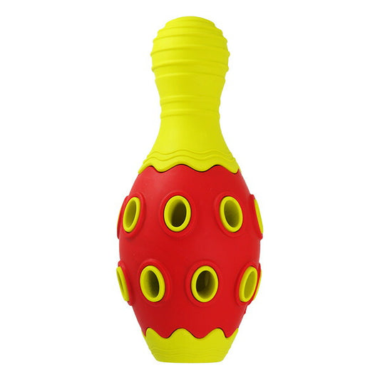 PLATZ unipod ボウリング レッド 犬のおもちゃ 知育トイ