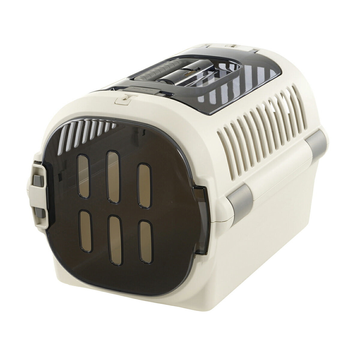 リッチェル Richell キャンピングキャリーファイン ダブルドア M アイボリー 犬 猫 ペットキャリー クレート ハウス 超小型犬 小型犬 ハード スモークドア 水洗い可 おでかけ