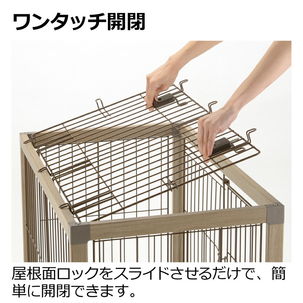 リッチェル Richell アルミフレームペットサークル 110-60 屋根面 犬 サークル パーツ 屋根のみ ケージ 屋内 飛び出し防止 ワンタッチ開閉