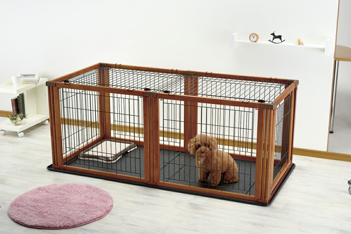 リッチェル Richell ペット用 木製3WAYサークル 屋根面 犬 サークル ゲート 柵 パーツ 屋根のみ 屋内 飛び出し防止 ワンタッチ開閉