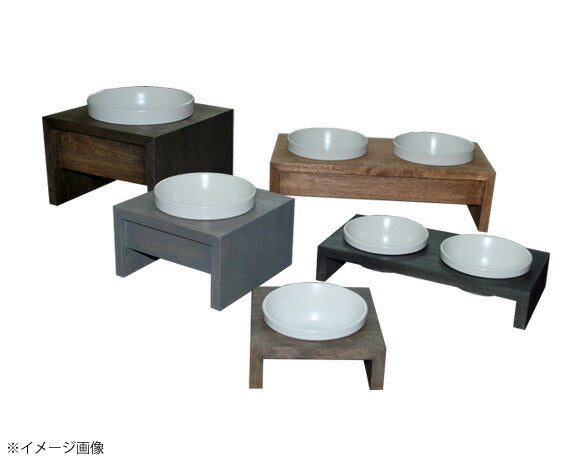 リプラス(REPLUS)メシダイ ゴハン ダブル SS2 チーク【送料無料】【食器 フードボウル テーブル Meshidai 胃捻転】