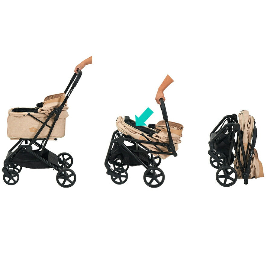 ロイヤルテイルズ ペットカートフローレンス ベージュ【送料無料】 ペットバギー ドッグカート 小型犬