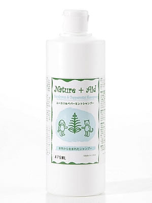 ネイチャーエイド(Nature+Aid) ユーカリ&ペパーミントシャンプー 475ml 犬用品/ペットグッズ/ペット用品