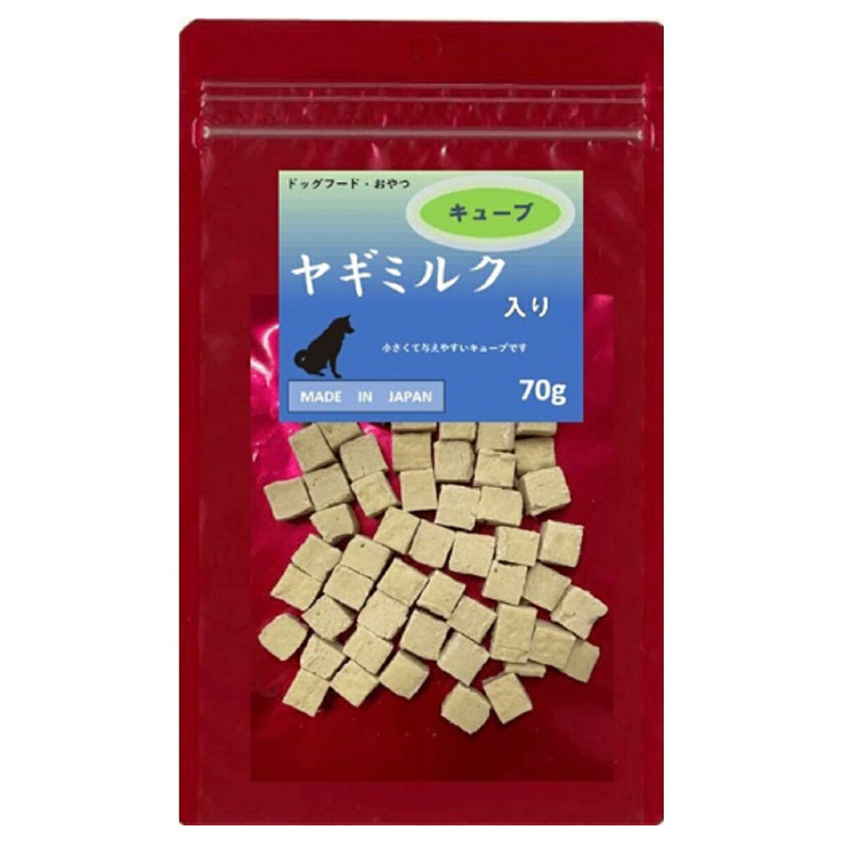 サポート 犬用おやつ ヤギミルク入り キューブ 70g