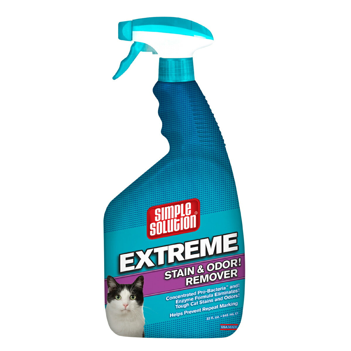 シンプルソリューション 強力シミ取り消臭スプレーシンプルソリューションEX(猫用) 945ml