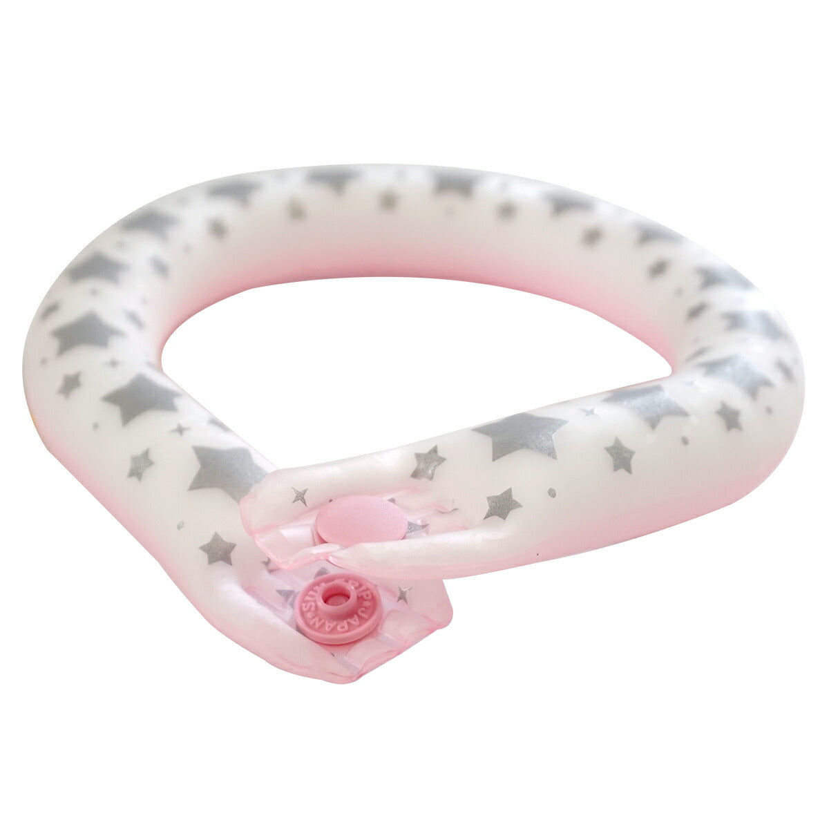 28°ICE 2023SUOリング ボタン付き LB ピンク(リフレクター) クールリング 犬 熱中症対策 猫 ペット 暑さ対策 人兼用 スオ