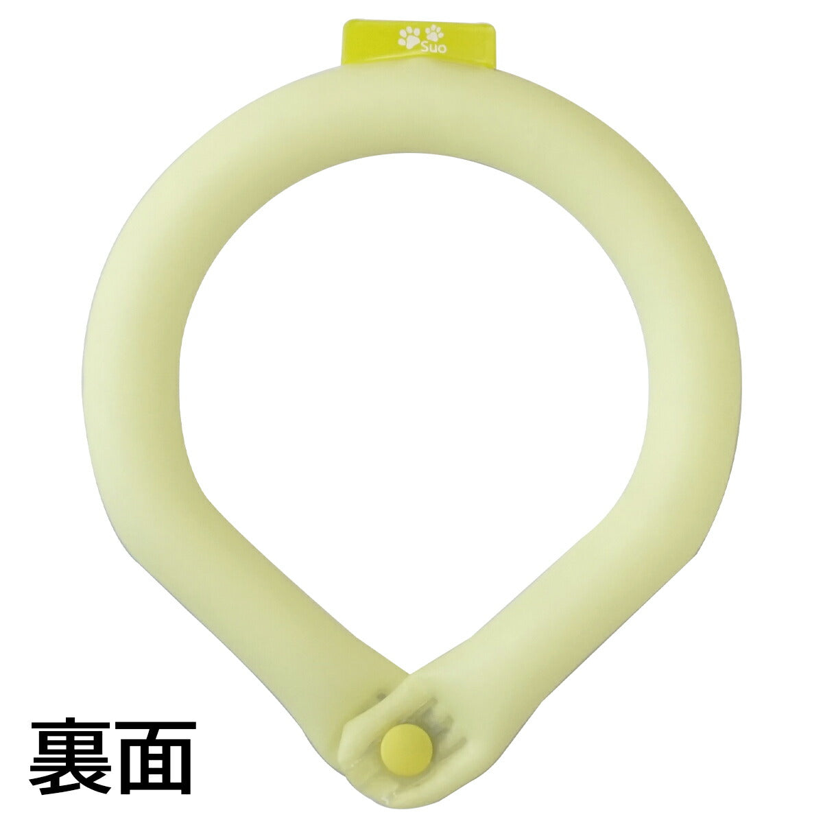 28°ICE 2023SUOリング ボタン付き LLB イエロー(リフレクター)【送料無料】 クールリング 犬 熱中症対策 猫 ペット 暑さ対策 人兼用 スオ