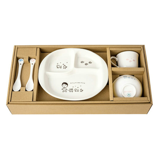 森修焼 なかよしセット【送料無料】日本製 電子レンジ対応 食洗機対応 遠赤外線効果 陶器 天然石 安心 安全 日本製陶器 鉛フリー カドミウムフリー