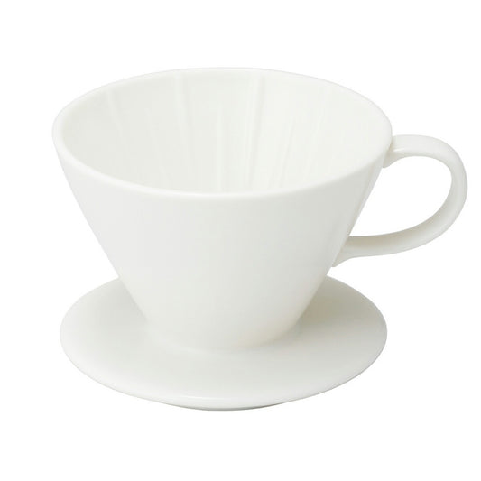 森修焼 円すい型ドリッパー(1つ穴タイプ)日本製 電子レンジ対応 食洗機対応 遠赤外線効果 陶器 天然石 安心 安全 日本製陶器 鉛フリー カドミウムフリー