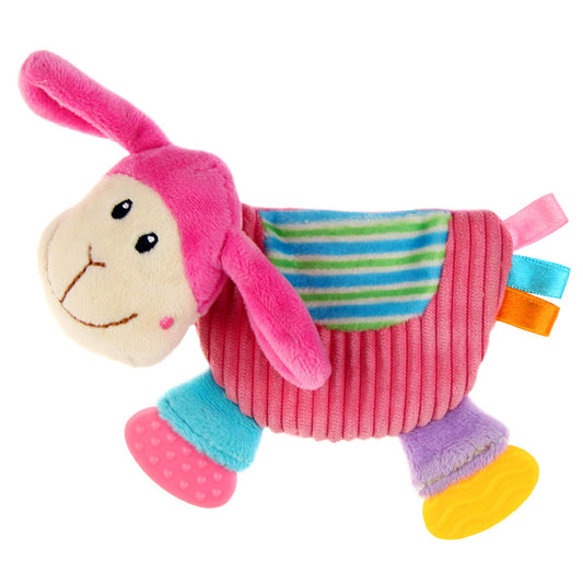 アニマルエッグパピー クリンクルティーザー シープ 犬 おもちゃ ぬいぐるみ ひつじ 綿なし 噛む パピー ファーストトイ