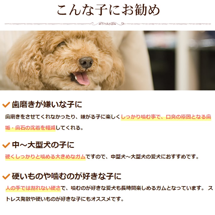 帝塚山ハウンドカム 国産牛皮太巻きガムハード 3本