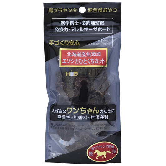 THB JAPAN 馬プラセンタ エゾシカひとくちカット 犬用 30g 無添加 おやつ
