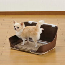 ボンビアルコン しつけるウォールトレー S アイボリー トイレトレー トイレトレーニング 犬用トイレ メッシュカバー