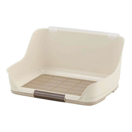 ボンビアルコン しつけるウォールトレー S アイボリー トイレトレー トイレトレーニング 犬用トイレ メッシュカバー