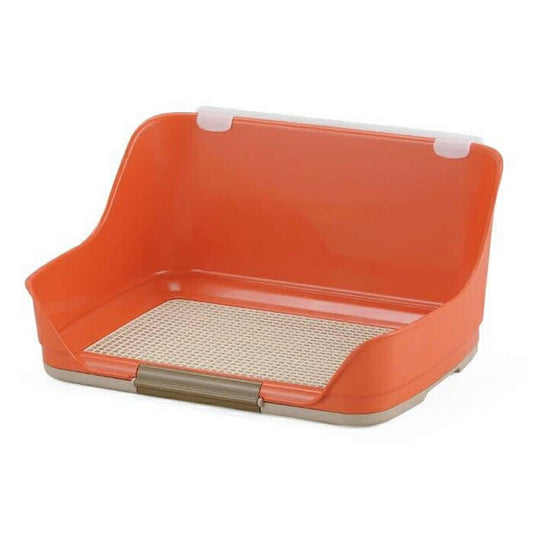 ボンビアルコン しつけるウォールトレー S オレンジ トイレトレー トイレトレーニング 犬用トイレ メッシュカバー