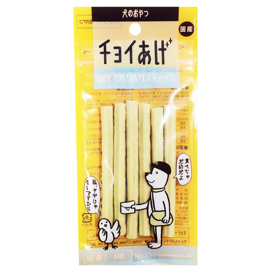 わんわん チョイあげ 山羊ミルク入りスティック 6本