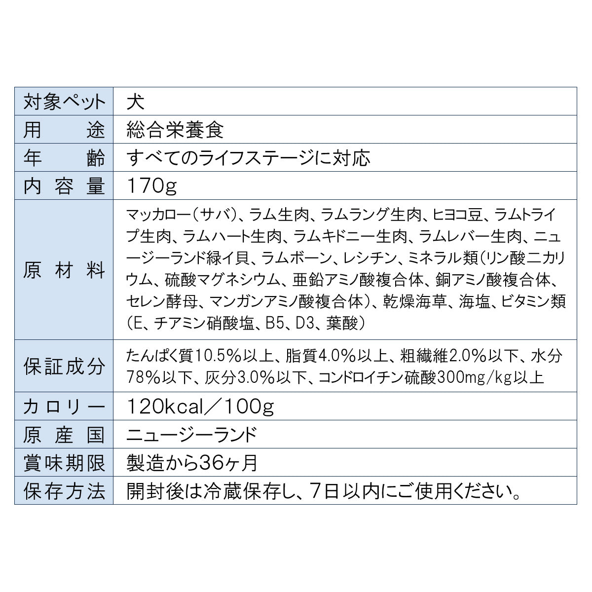 ジウィ ZIWI ドッグフード ドッグ缶 マッカロー&ラム 170g 正規品 無添加 ジウィピーク