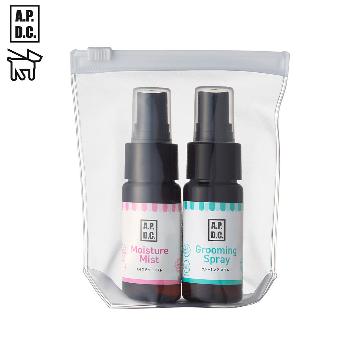 APDC グルーミングスプレー＆モイスチャーミストミニセット 各 30ml