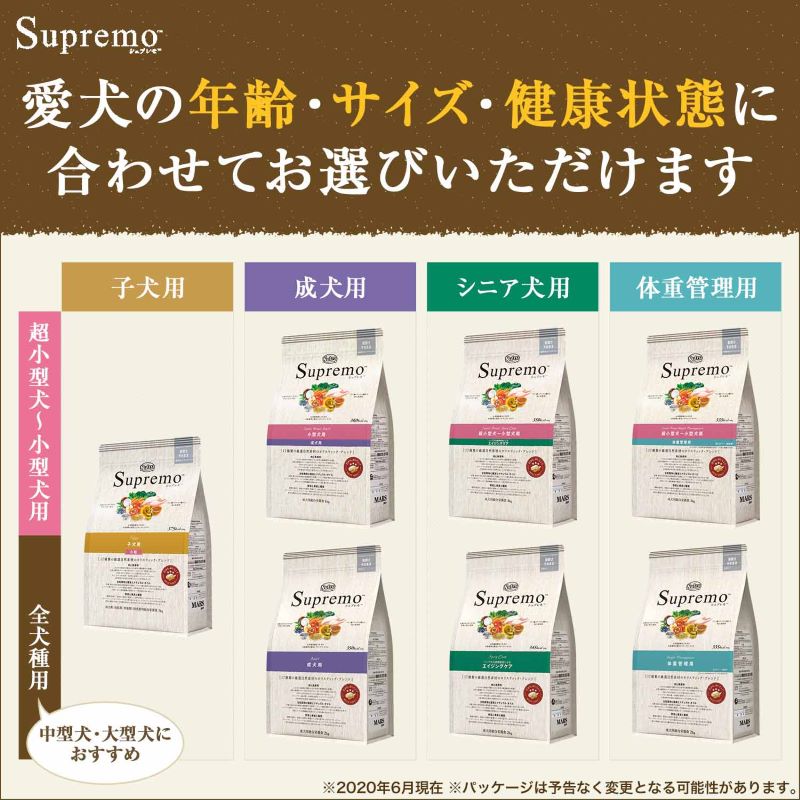 ニュートロ シュプレモ ドッグフード 全犬種 子犬用 小粒 3kg NUTOR ドッグフード 無添加 犬 犬用品 ペット用品 ごはん プレミアム ナチュラル [SP-PP]
