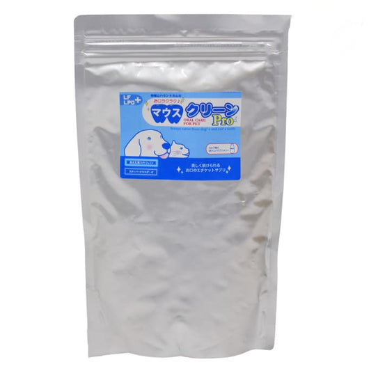 グローリードッグ&アース サプリメント お口ラクラク マウスクリーンPro (歯石クリーンPRO)ミルク味 300g 犬 デンタルケア ハミガキ 歯磨き 歯石ケア 無添加 国産 猫 【送料無料】