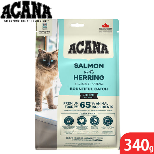 アカナ ACANA キャットフード バウンティフルキャッチキャット 穀物不使用 340g