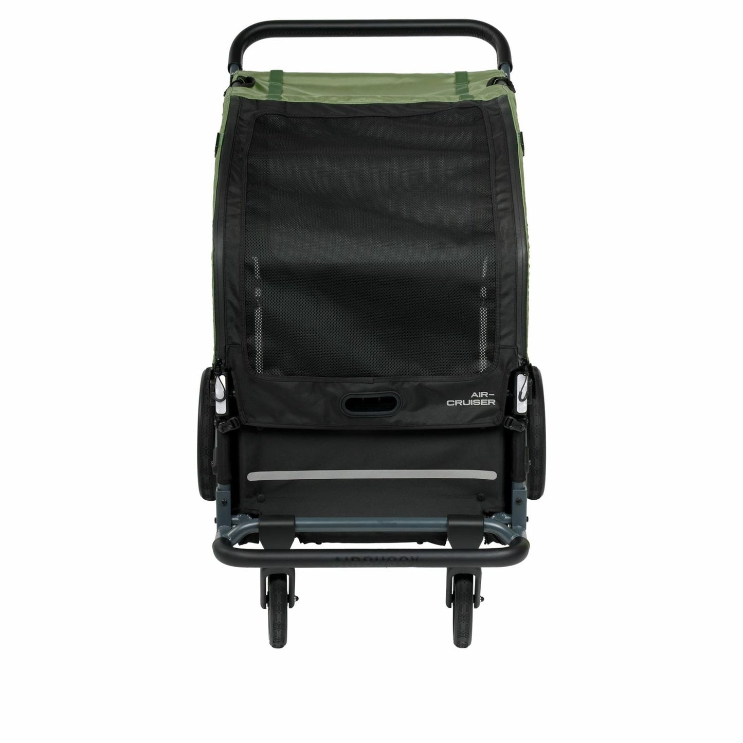 エアバギー フォー ペット AIRBUGGY FOR PET ペットカート キューブ エアクルーザー（AIR CRUISER） セット（ベース＋ルーフ） 大型犬・超大型犬用 モスグリーン