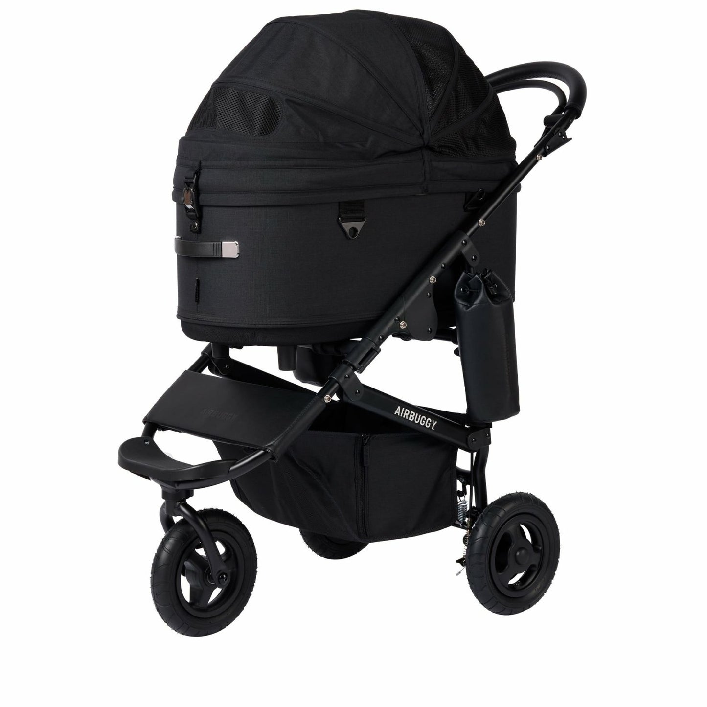 エアバギー ドーム3 ブレーキ ラージ L / エアバギー 犬 猫 AirBuggy for PET DOME3 ペットカート アースブラック お散歩 おでかけ 通院 旅行 中型犬 多様飼い