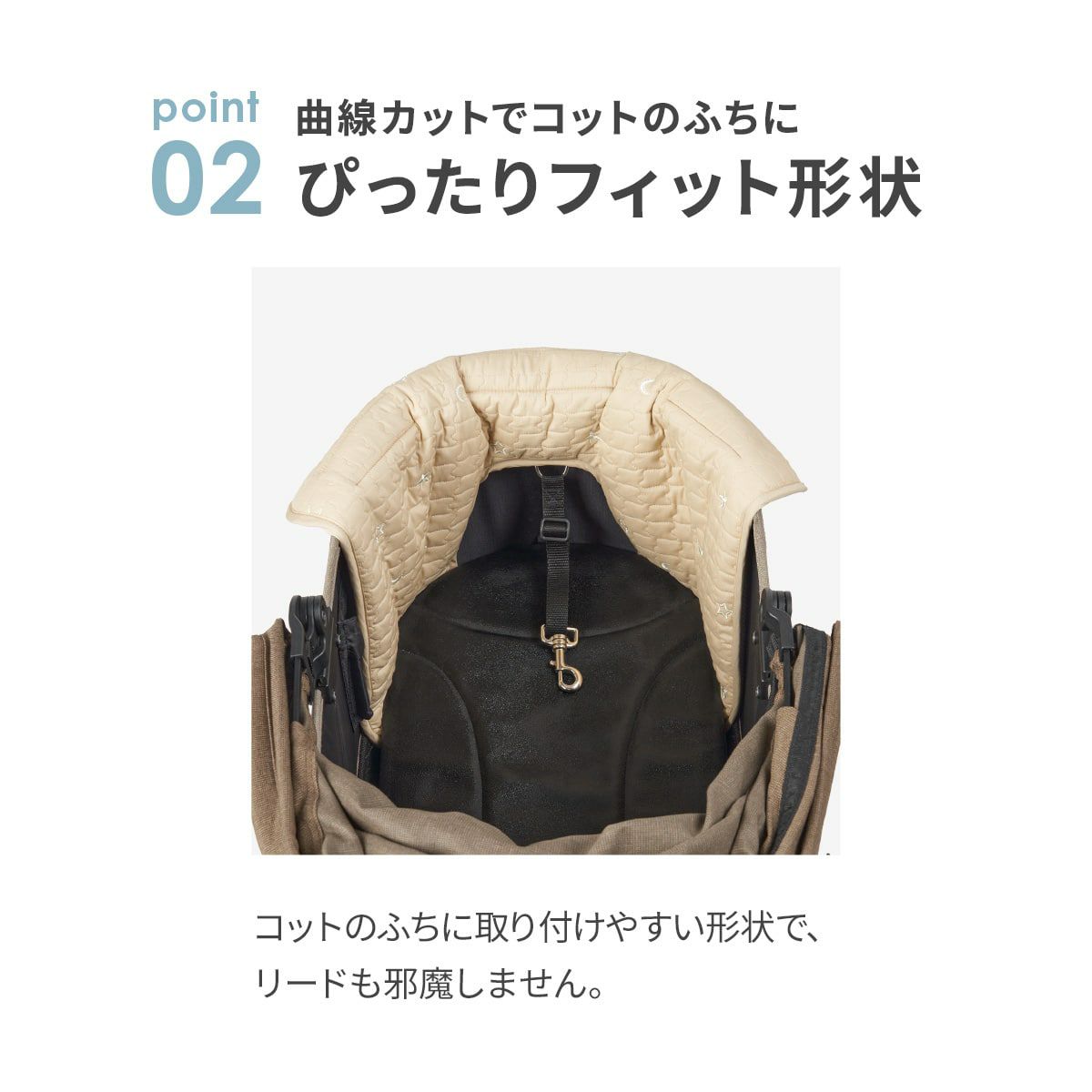 エアバギー フォー ペット AIRBUGGY FOR PET ドーム3用コーナークッション TIOTIO グレー【送料無料】