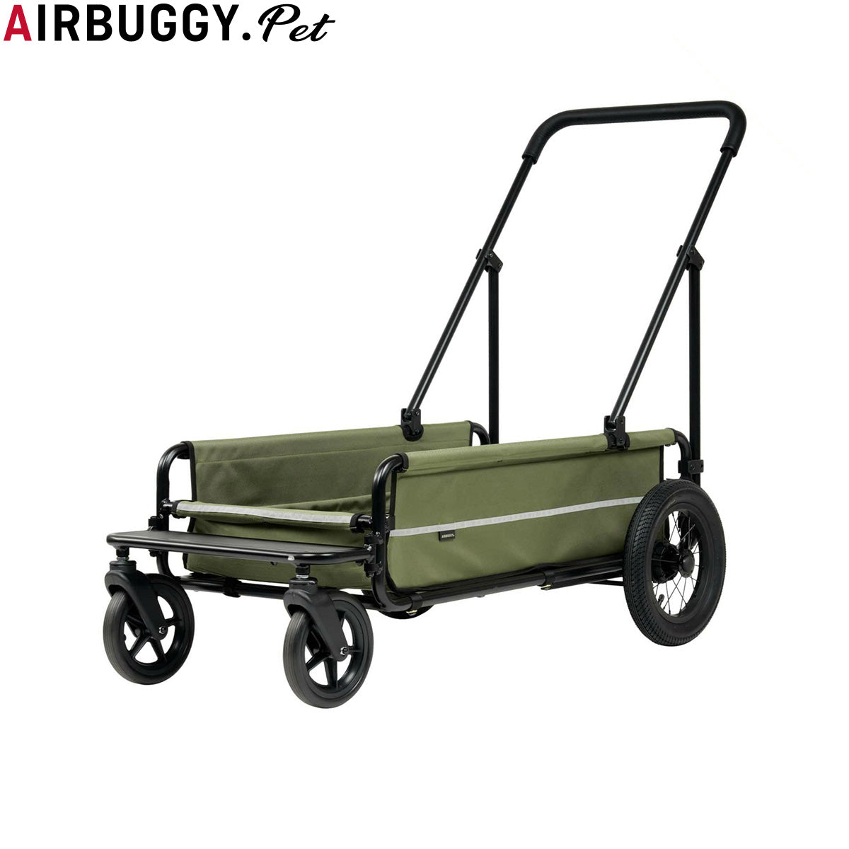 エアバギー フォー ペット AIRBUGGY FOR PET ペットカート キューブ キャリッジ（CARRIAGE） 台車単品 モスグリーン