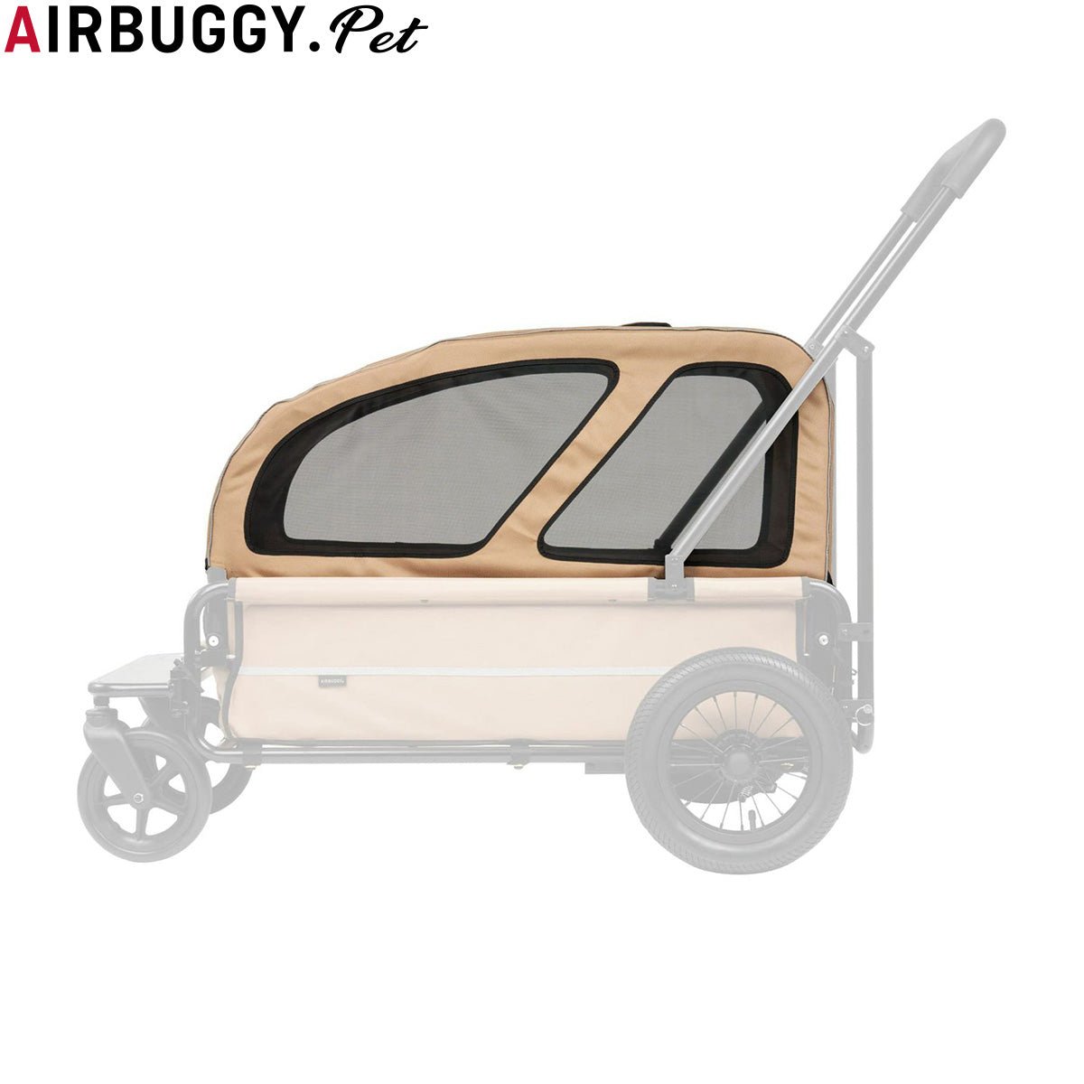 エアバギー フォー ペット AIRBUGGY FOR PET ペットカート キューブ キャリッジ（CARRIAGE） ルーフ単品 シードベージュ