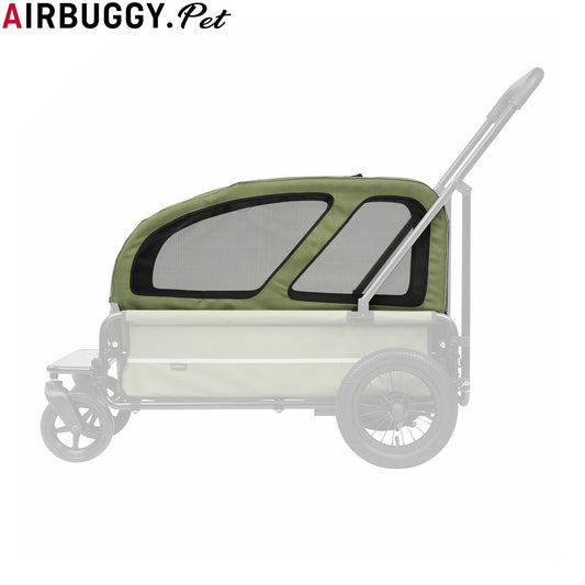 エアバギー フォー ペット AIRBUGGY FOR PET ペットカート キューブ キャリッジ(CARRIAGE) ルーフ単品 モスグリーン