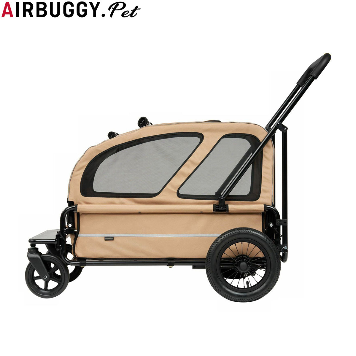 エアバギー フォー ペット AIRBUGGY FOR PET ペットカート キューブ キャリッジ（CARRIAGE）セット（台車＋ルーフ） シードベージュ