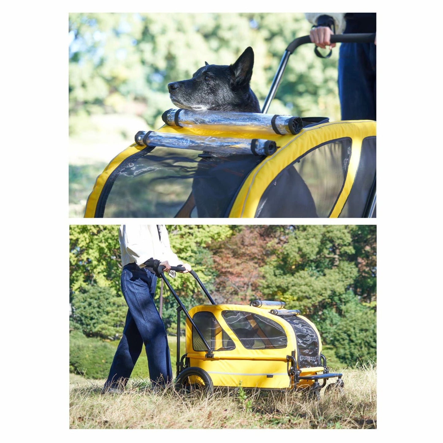 エアバギー フォー ペット AIRBUGGY FOR PET ペットカート キューブ キャリッジ（CARRIAGE）セット（台車＋ルーフ） モスグリーン