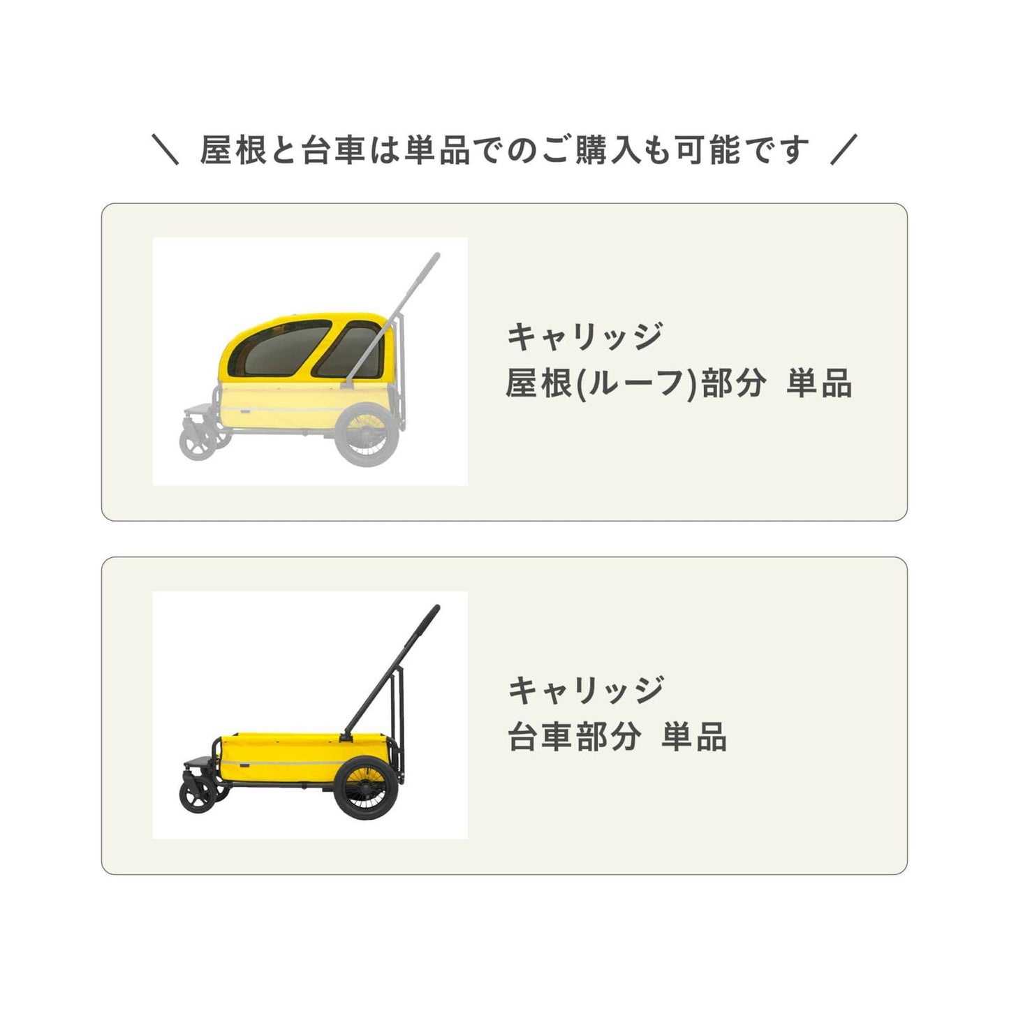 エアバギー フォー ペット AIRBUGGY FOR PET ペットカート キューブ キャリッジ（CARRIAGE）セット（台車＋ルーフ） モスグリーン