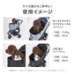 エアバギー フォー ペット ドーム3 コット単体 AIRBUGGY FOR PET DOME3 COT XL メランジデニム