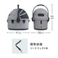 エアバギー フォー ペット AIRBUGGY FOR PET コット単体 スモール アースグレー