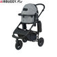 エアバギー フォー ペット AIRBUGGY FOR PET ペットカート ドーム3 セット ブラックフレーム スモール アースグレー