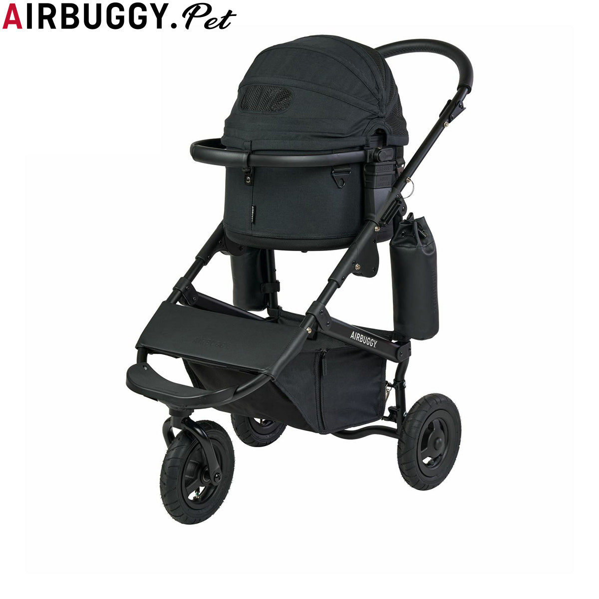エアバギー フォー ペット AIRBUGGY FOR PET ペットカート ドーム3 セット ブラックフレーム スモール アースブラック