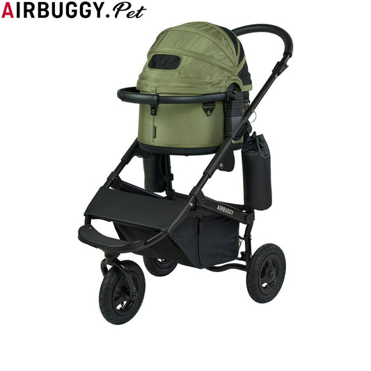 エアバギー フォー ペット AIRBUGGY FOR PET ペットカート ドーム3 セット ブラックフレーム スモール モスグリーン