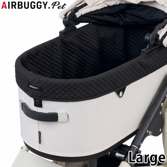 エアバギー フォー ペット AIRBUGGY FOR PET ペットカート ドーム3専用 コットカバー コットン 綿素材 ラージ ブラック