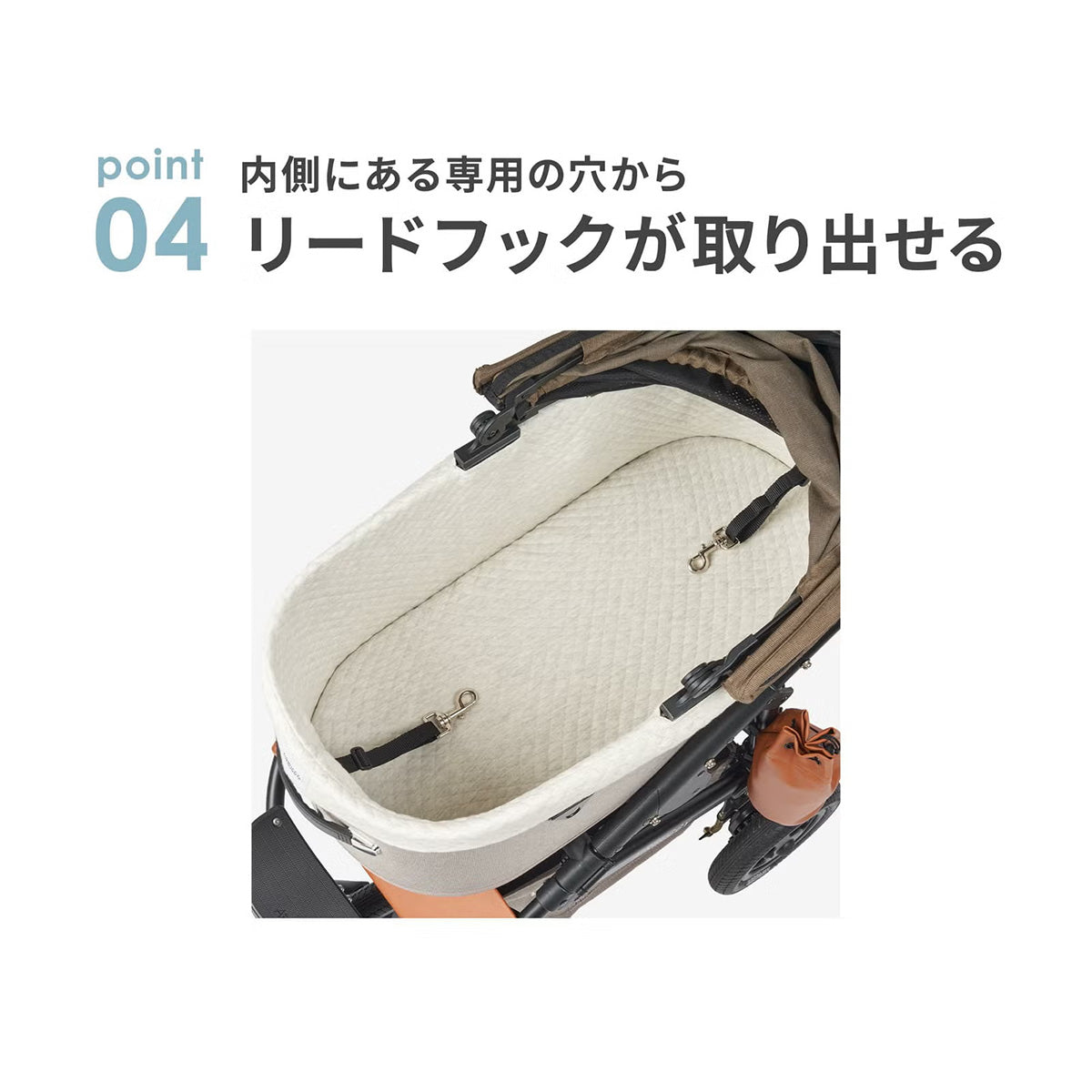 エアバギー フォー ペット AIRBUGGY FOR PET ペットカート ドーム3専用 コットカバー コットン 綿素材 ラージ ブラック