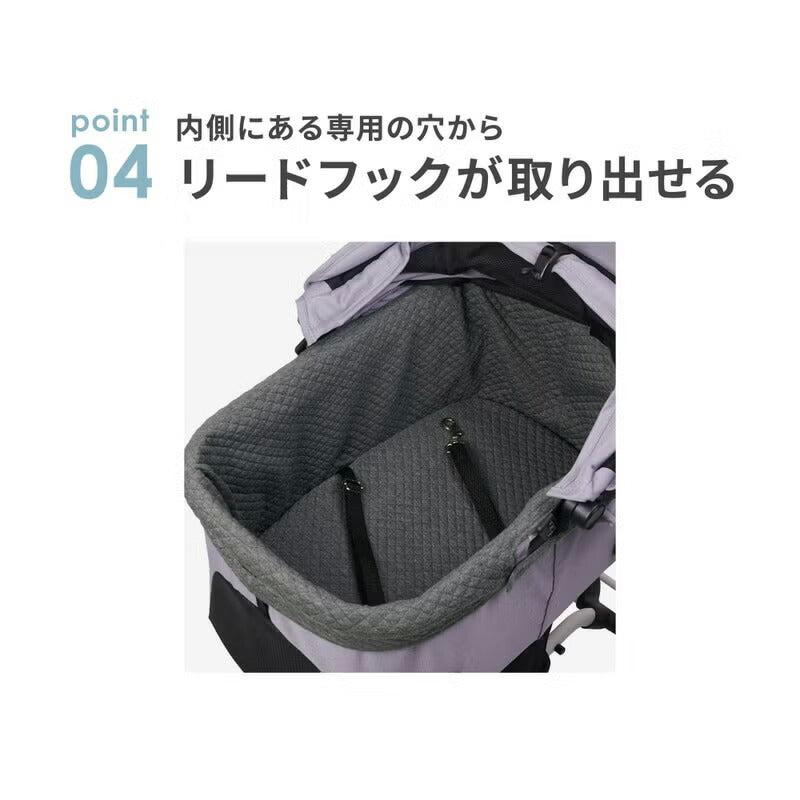 エアバギー フォー ペット AIRBUGGY FOR PET WIZ X専用 コットカバー ダークグレー
