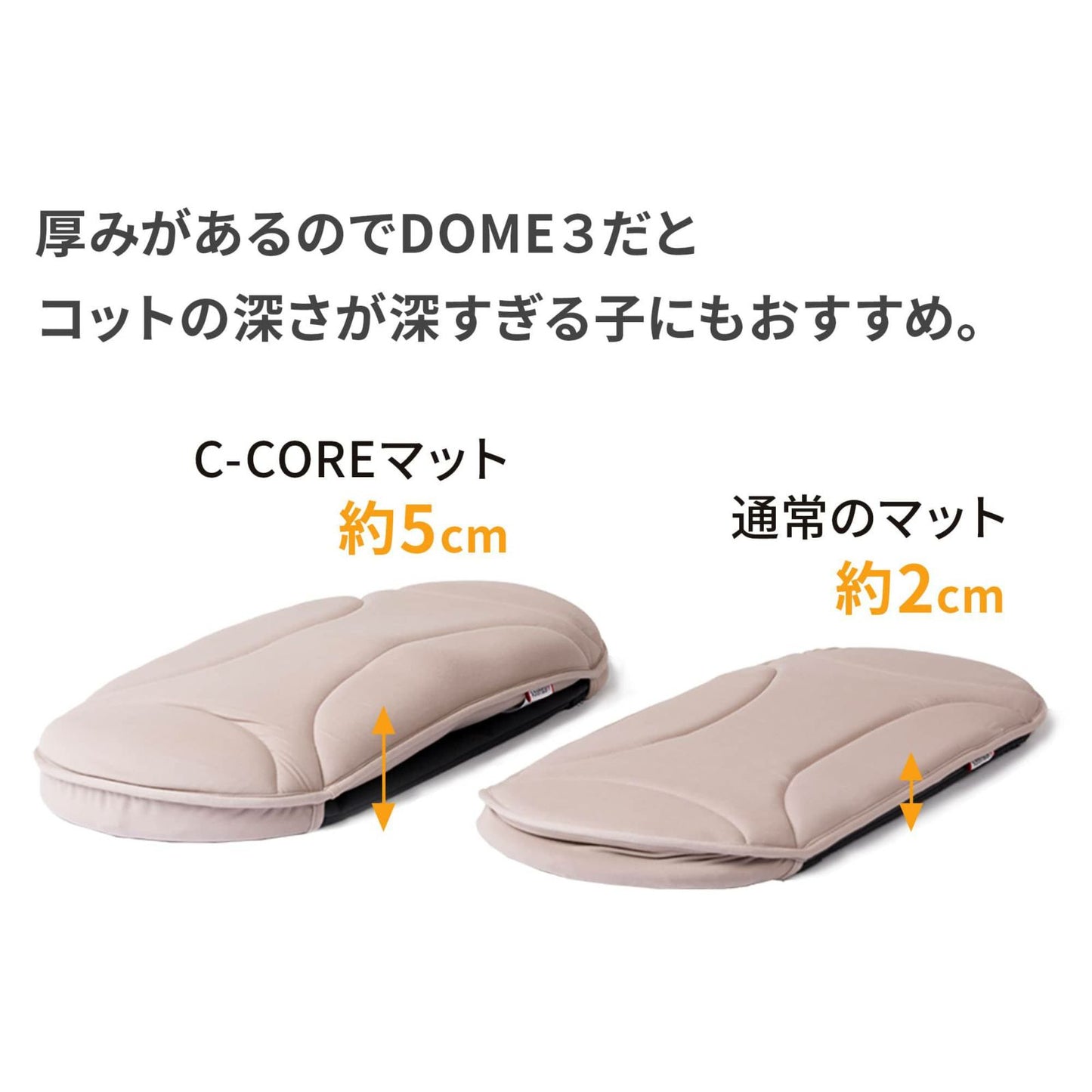 エアバギー フォー ペット AIRBUGGY FOR PET ペットカート ドーム3用 C-COREマット ラージ モカ