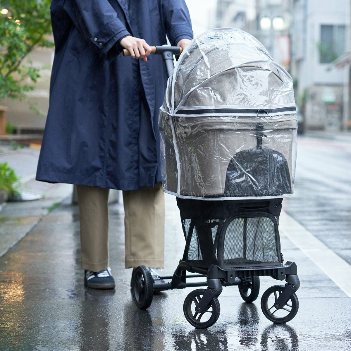 エアバギー フォー ペット AIRBUGGY FOR PET WIZ X専用レインカバー