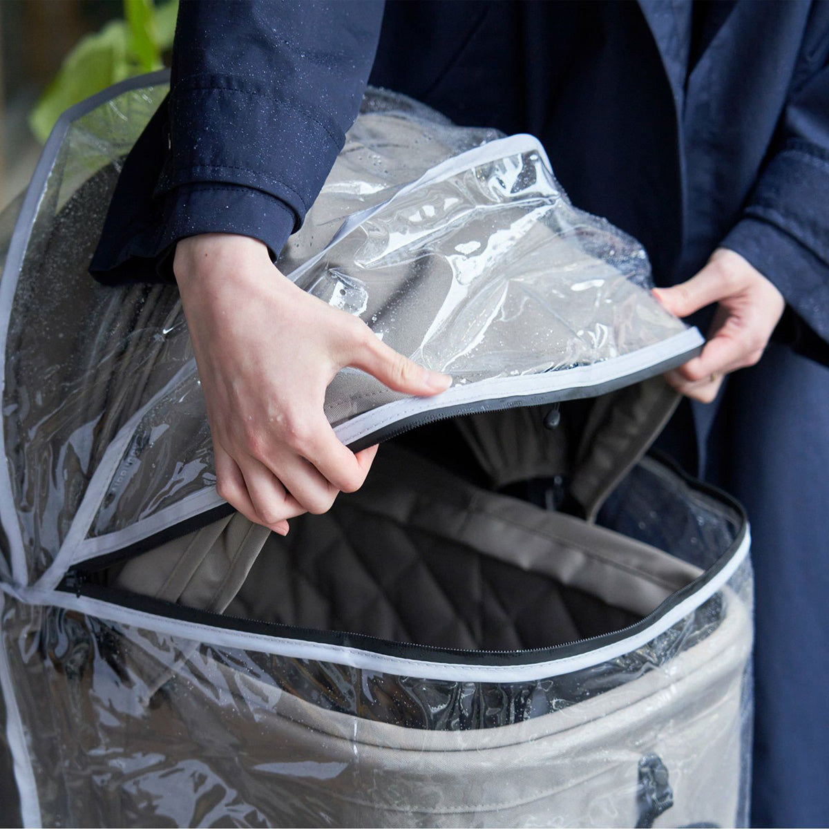 エアバギー フォー ペット AIRBUGGY FOR PET WIZ X専用レインカバー