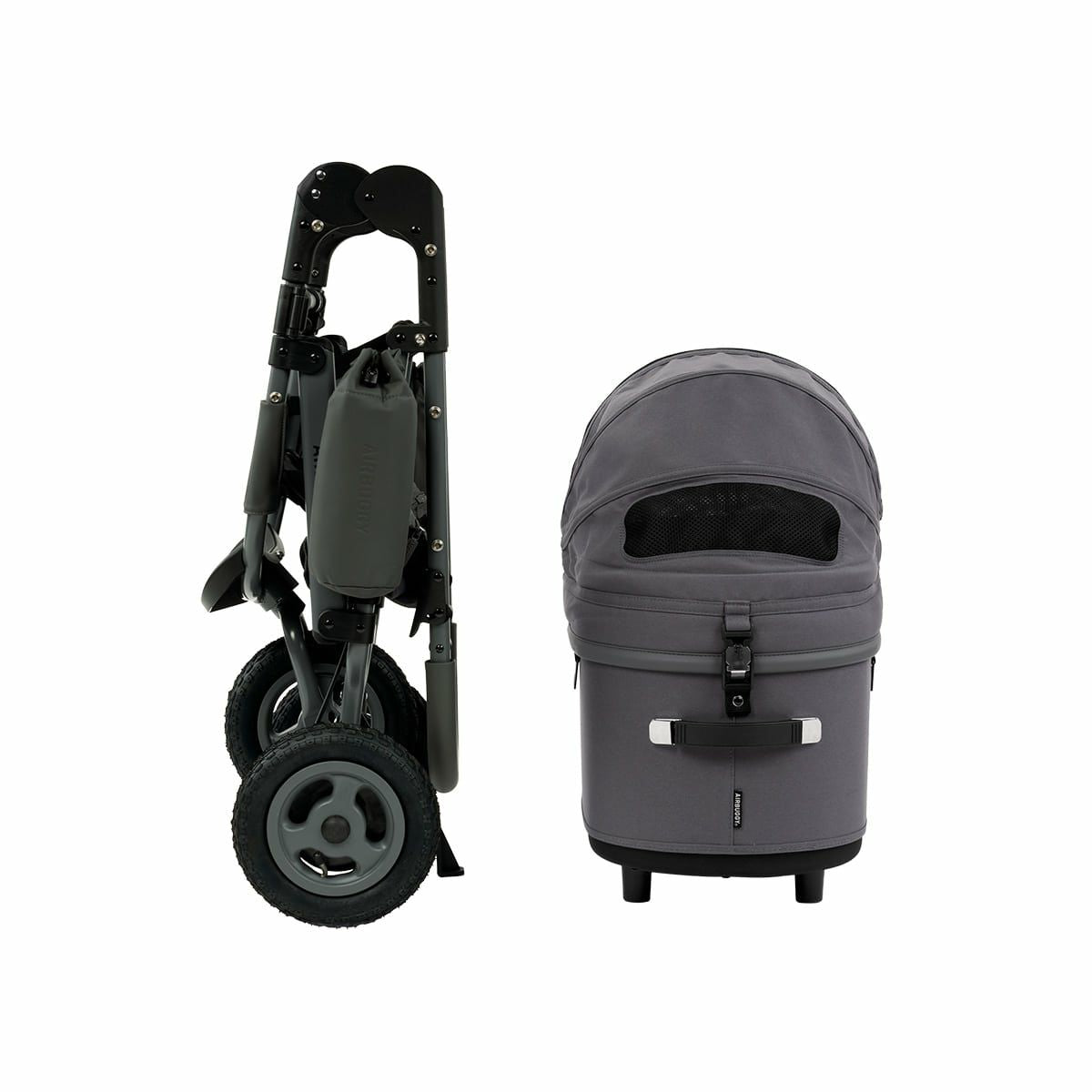 エアバギー フォー ペット AIRBUGGY FOR PET ペットカート ドーム3 プレミア セット ラージ ディムグレー